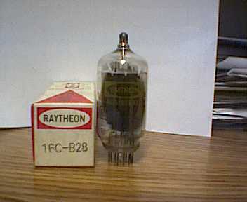 Vintage Raytheon 16C-B28 Beam Power Tube