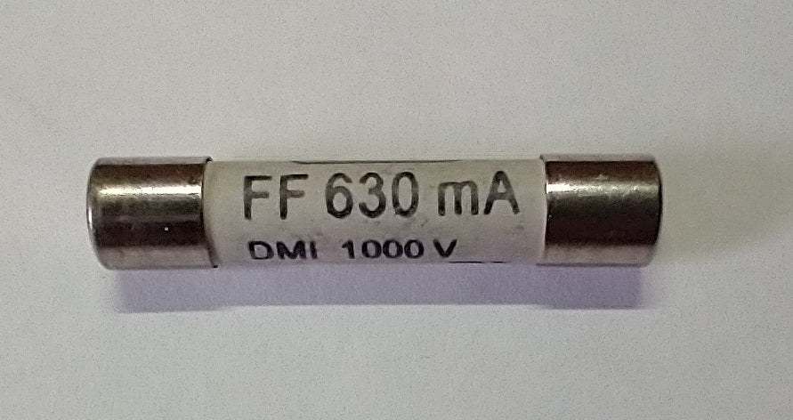 Fusible SIBA 70 172 40 FF 630ma 1000v 6.3 x 32mm