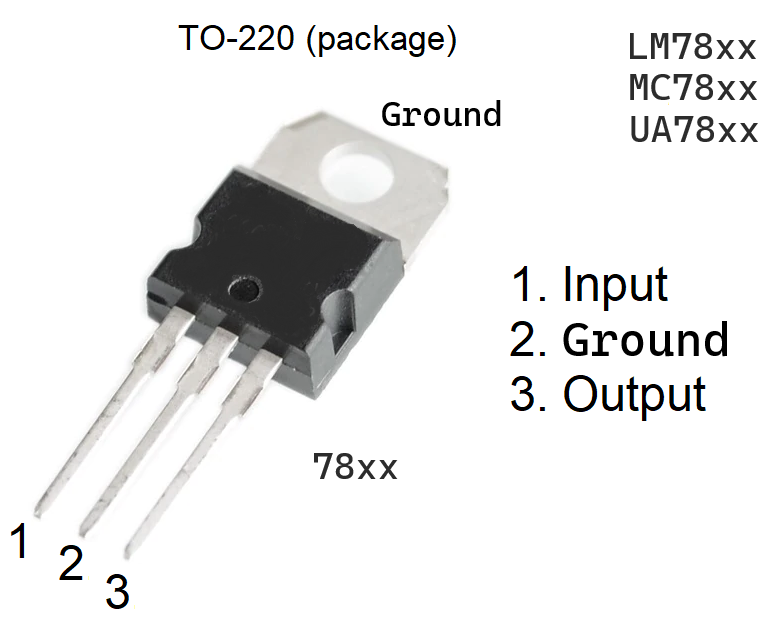 7805 Positive Regulator 5V 1A TO-220