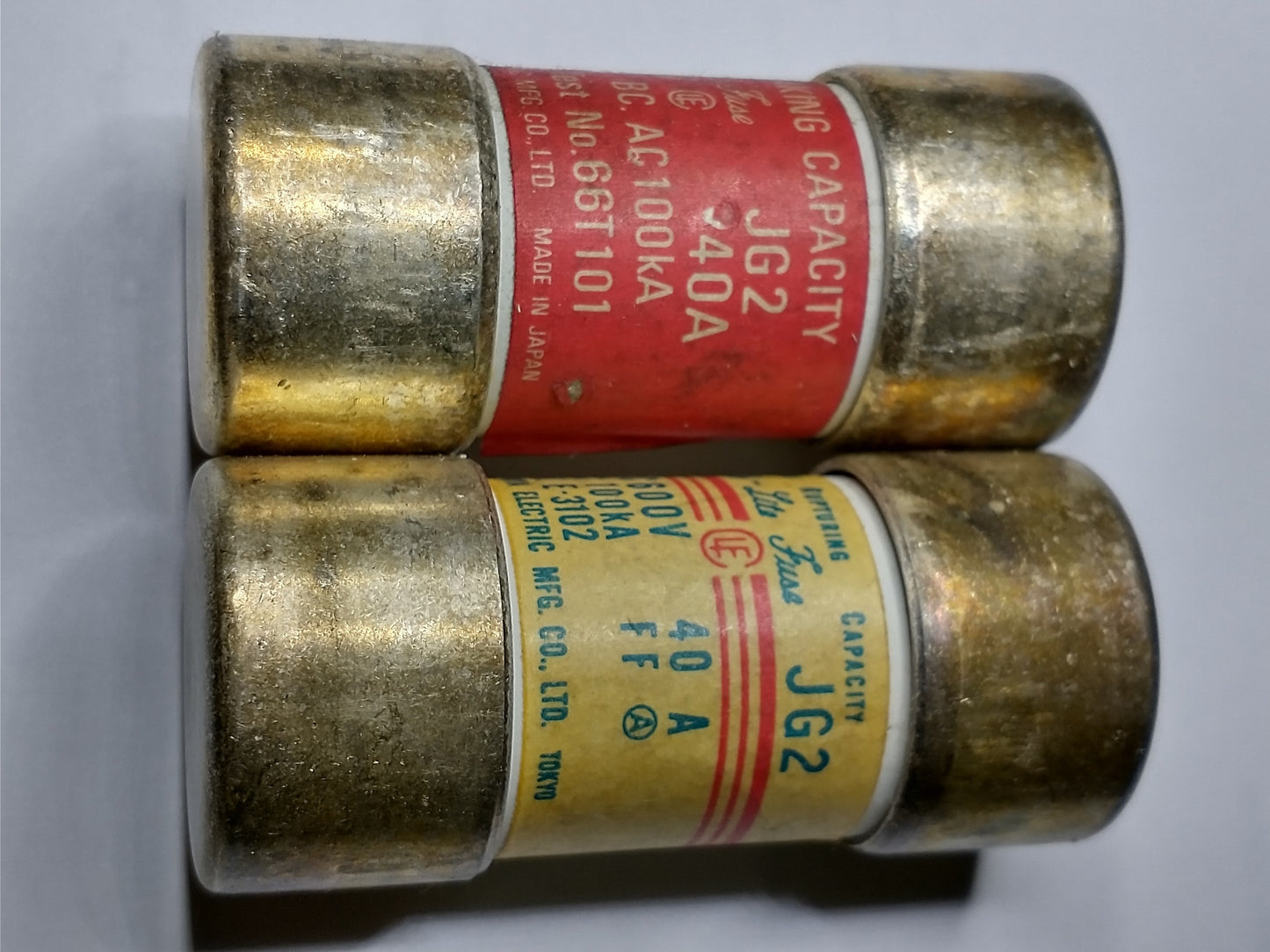 JG2 Industrial FUSE 40A FAST 600VAC 27 X 60MM - Sold Each