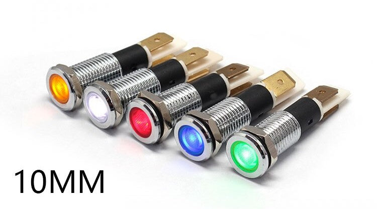 Lumière panneau 10mm Del Ambre 110v Ac/Dc IP67