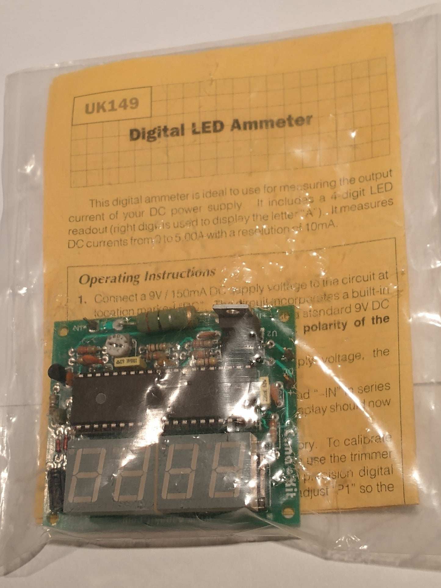 UK149 Canakit Digital Ammeter