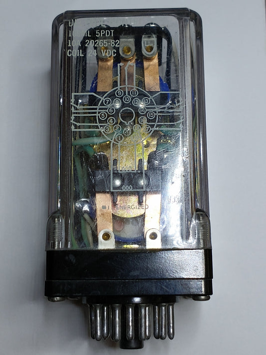 DELTROL 20265-82 RELAY Coil 24V contacts 10A