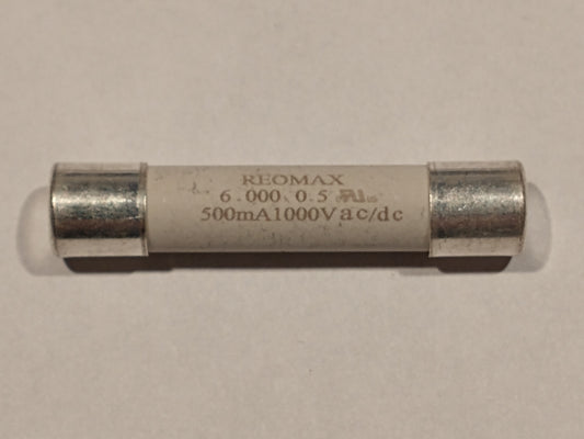 REOMAX fusible multimètre série 632 - 500ma 1000v 6.3 x 32mm