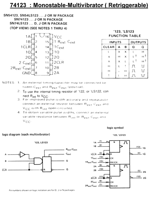 74123 TTL