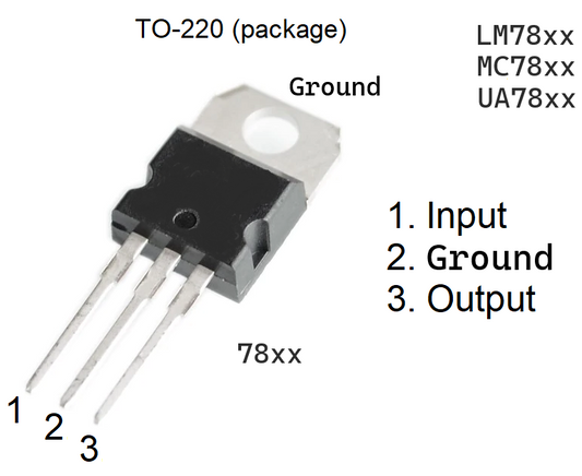 7805 Régulateur Positif 5V 1A TO-220