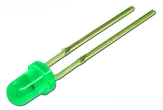Green LED 3mm 2V 20ma