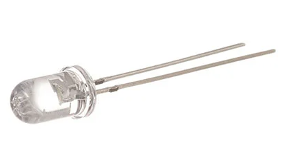 Red LED 5mm Clear 3v 20ma 5000Mcd