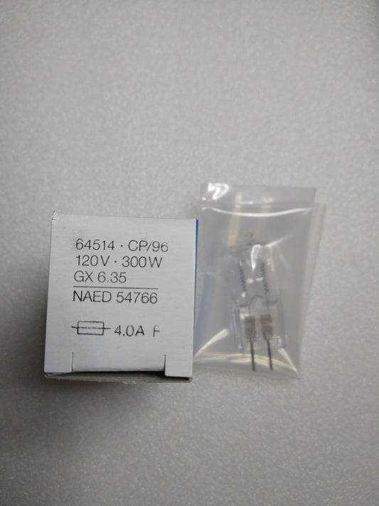 Osram 64514 300w 120v GX6.35 halogen light
