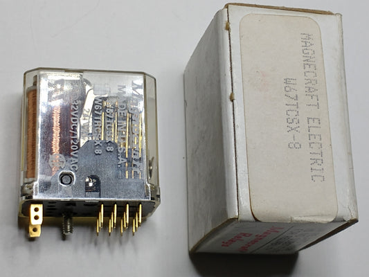 Magnecraft Relay W67TCSX-8 Coil 24VDC 4PDT 3A