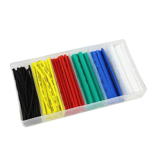 Kit of 100 colored shrink tubing